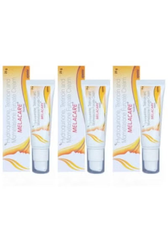 Melacare Cream For Face and Dark spots Skin Wrinkles 25g 3 pcs